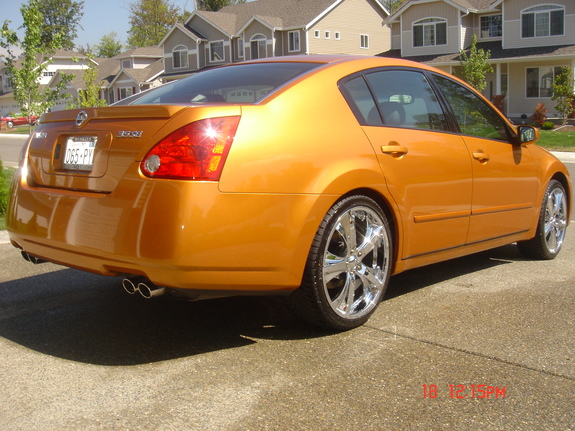 Burnt orange nissan maxima #2